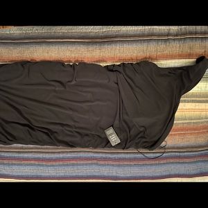 One Shoulder Black Cocktail Dress